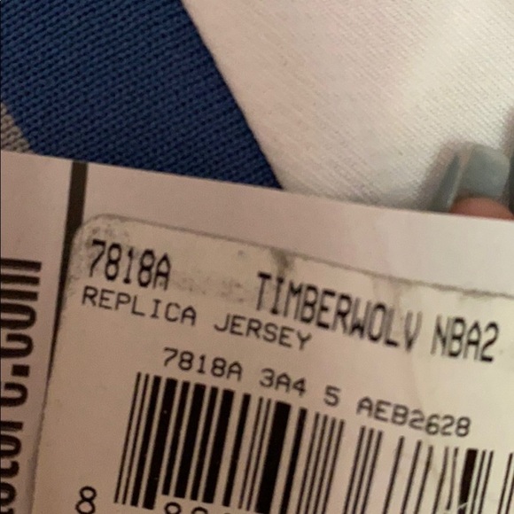 NWT Adidas NBA Timberwolves Wiggins Jersey sz: 2XL - Picture 5 of 8